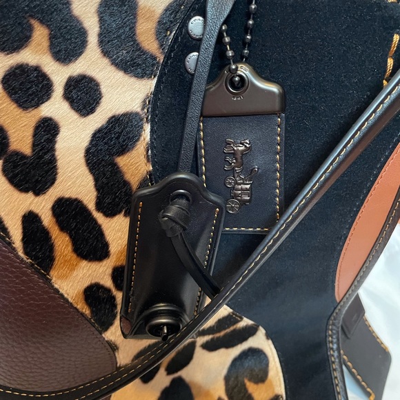 Coach 1941 Rogue 30 with Leopard Patchwork - Picture 10 of 12